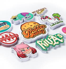 Custom Printing Die Cut Vinyl Stickers Adhesive Waterproof PVC Label Company Logo Design Cartoon Stickers